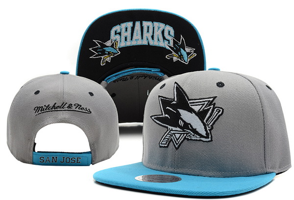 NHL San Jose Sharks MN Velcro Closure Hat #02
